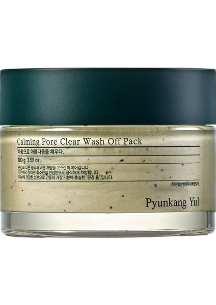 Calming Pore Clear Wash Off Pack 100G - Yatıştırıcı ve Gözenek Arındırıcı Yıkanabilir Yüz Maskesi 100 G