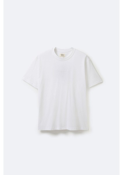 Kadın Oversize White T-Shirt S