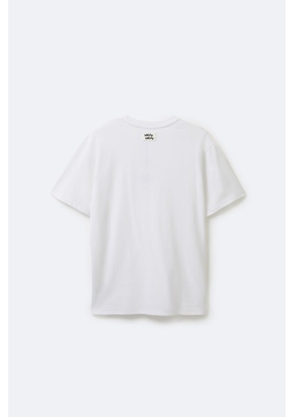 Kadın Oversize White T-Shirt S fiyatları