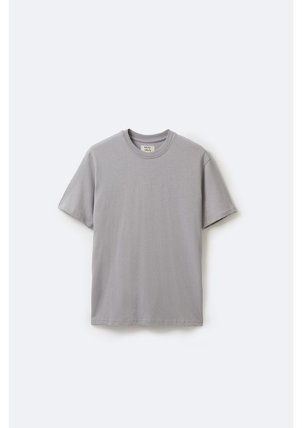Kadın Oversize Grey T-Shirt Xl