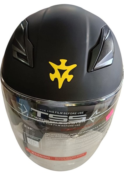 Güneş Vizörlü Açık Motosiklet Kaskı (Mat Siyah) fiyatları