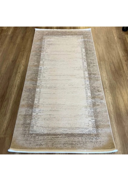 Valery 1072 Bej Mikrofiber Modern Halı