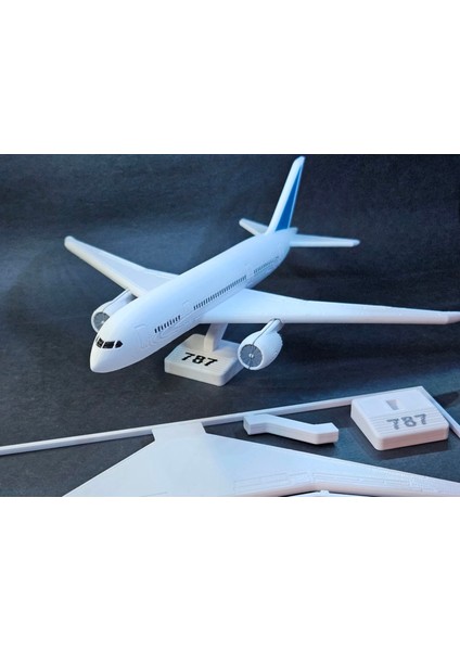 787 Airplane Kit Card
