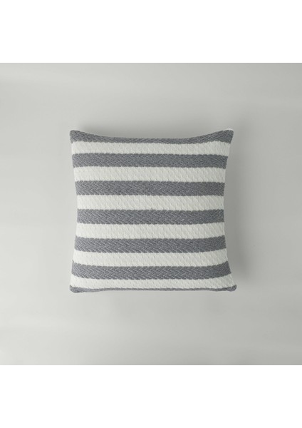 Shakil 45X45 cm Kırlent Kılıfı Gri