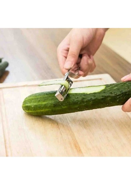 Paslanmaz Çelik Kullanışlı Pratik Sebze Meyve Oyucu Soyucu ve Çok Amaçlı Yan Soyacak fiyatları