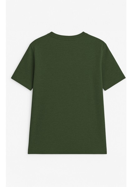 Kadın Bisiklet Yaka Basic Düz Kısa Kollu T-Shirt modelleri