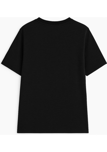 Kadın Bisiklet Yaka Basic Düz Kısa Kollu T-Shirt modelleri