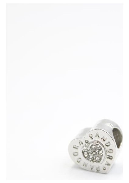 Pn Bileklik Kalp Charm - Gümüş