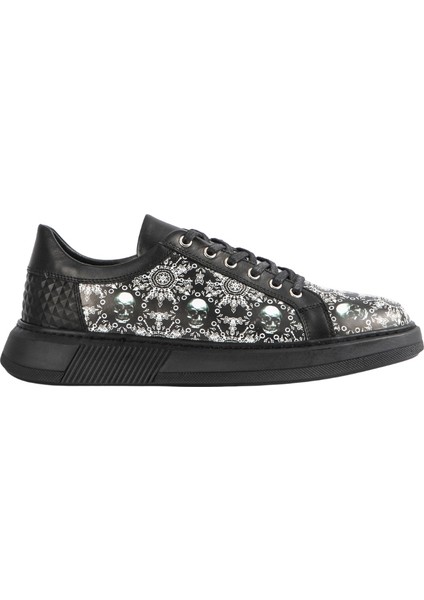 2614158 Hakiki Deri Erkek Sneaker Ayakkabı