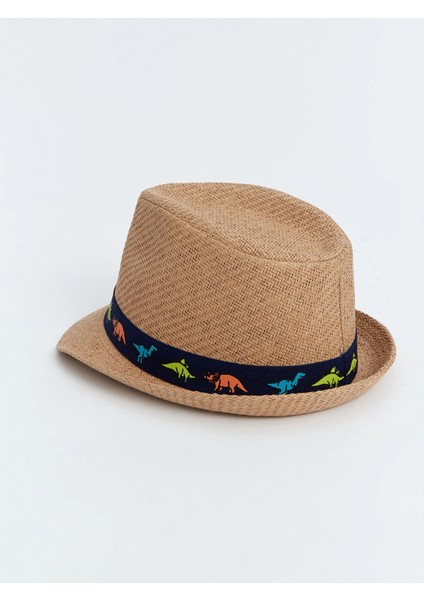 Lcw Accessorıes Bej Dinozor Baskılı Erkek Çocuk Hasır Fötr Şapka fiyatları