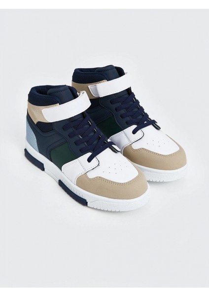 Lcw Steps Lacivert Renk Bloklu Bilek Boy Erkek Çocuk Spor Ayakkabı