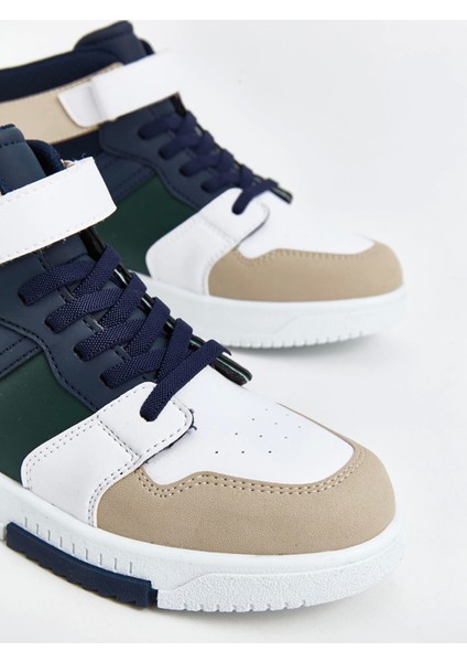 Lcw Steps Lacivert Renk Bloklu Bilek Boy Erkek Çocuk Spor Ayakkabı modelleri
