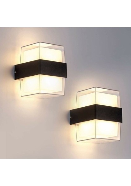 Ekim Aydinlatma 10 Watt Gün Işığı Ledli Bahçe Dış Mekan Aplik Armatürü, Modern Tasarım Bahçe Apliği fiyatları