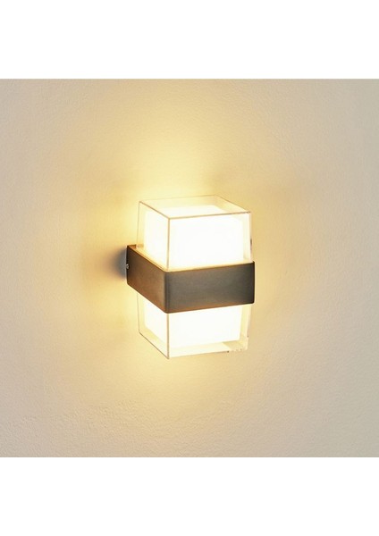 Ekim Aydinlatma 10 Watt Gün Işığı Ledli Bahçe Dış Mekan Aplik Armatürü, Modern Tasarım Bahçe Apliği indirimleri