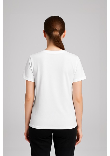 Kadın Bisiklet Yaka %100 Pamuk Fethiye Baskılı Kısa Kollu T-Shirt fiyatları