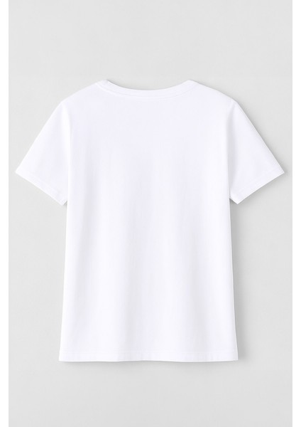 Kadın Bisiklet Yaka %100 Pamuk Fethiye Baskılı Kısa Kollu T-Shirt fırsatları