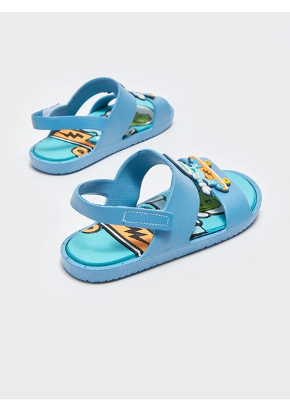 Lcw Steps Mavi Patch Detaylı Erkek Bebek Sandalet indirimleri