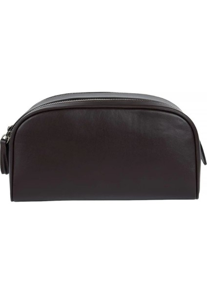 Winfred El Yapımı Deri Seyahat Makyaj Çantası Kahverengi fiyatları