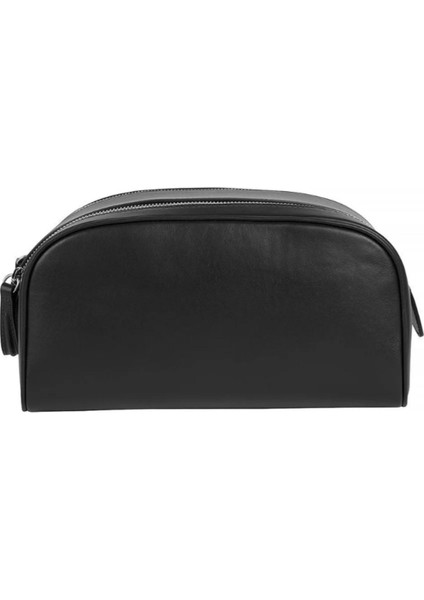 Winfred El Yapımı Deri Seyahat Makyaj Çantası Siyah fiyatları