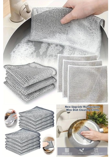20X20 Inox (1ADET ) Tel Bez Zor Kir Bezi, Inox Telli Bulaşık Bezi, Mutfak Banyo Bezi fiyatları