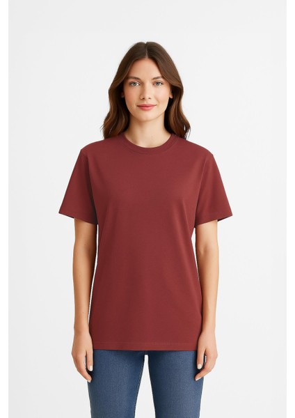Kadın %100 Pamuk Basic T-Shirt
