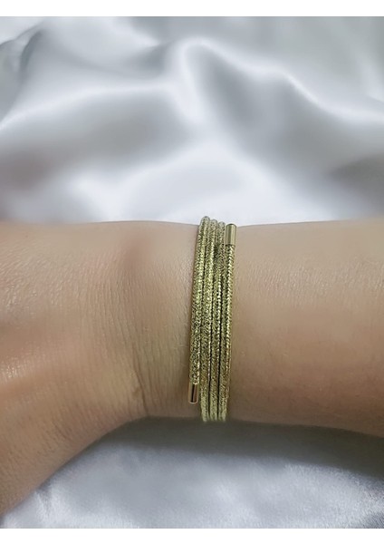 Çelikmıknatıslı Ip Bileklik Hal Hal ve Kolye Olarak Kullanılabilen Aksesuar