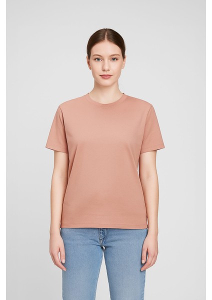 Kadın %100 Pamuk Basic T-Shirt