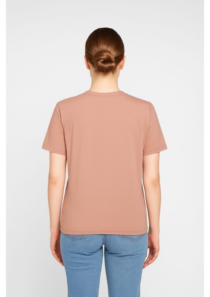 Kadın %100 Pamuk Basic T-Shirt fiyatları