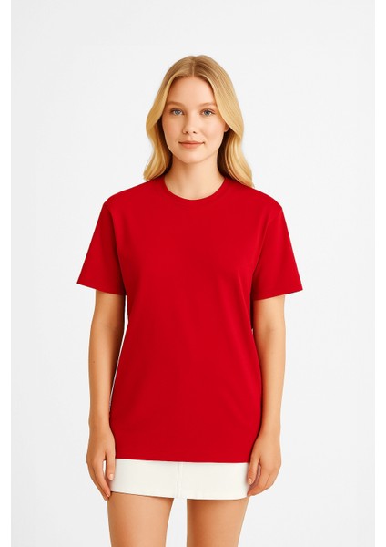 Kadın %100 Pamuk Basic T-Shirt