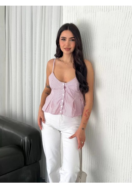 Askılı Dekolte Detaylı Crop