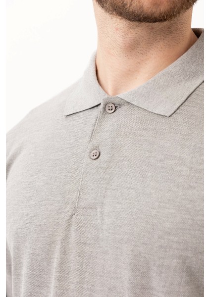 Gaura Polo T-Shırt Gri Melanj fırsatları