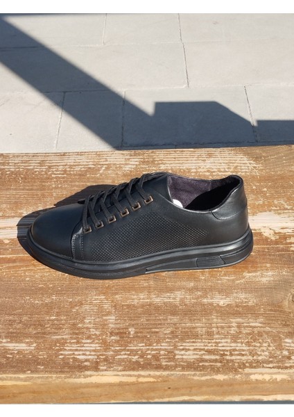 Erkek Sportif Mevsimlik Kundura Hakiki Deri Kauççuk Taban Ortobetik ve Bağcıklı fiyatları