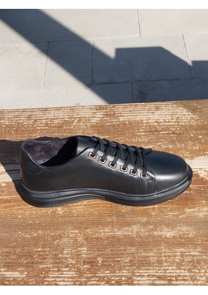 Erkek Sportif Mevsimlik Kundura Hakiki Deri Kauççuk Taban Ortobetik ve Bağcıklı modelleri