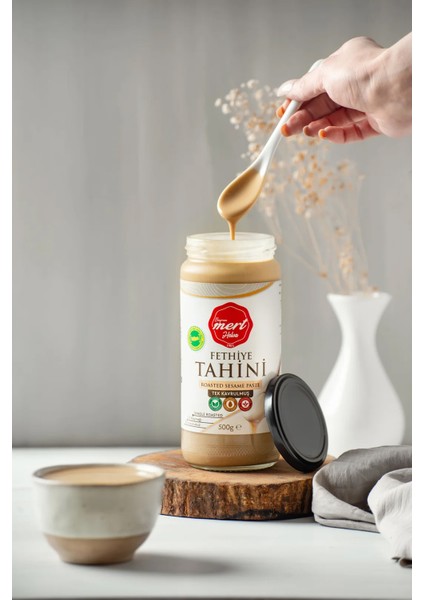 Tek Kavrulmuş Fethiye Tahini (Cam)