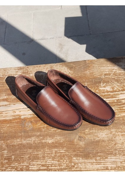 Mevsimlik Erkek Hakiki Deri Kauççuk Taban Rahat Kalıp Tamamen El Yapımı indirimleri