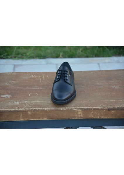 BERENNIM350 Erkek Kışlık Kundura Hakiki Deri Kauççuk Taban Bağlı modelleri