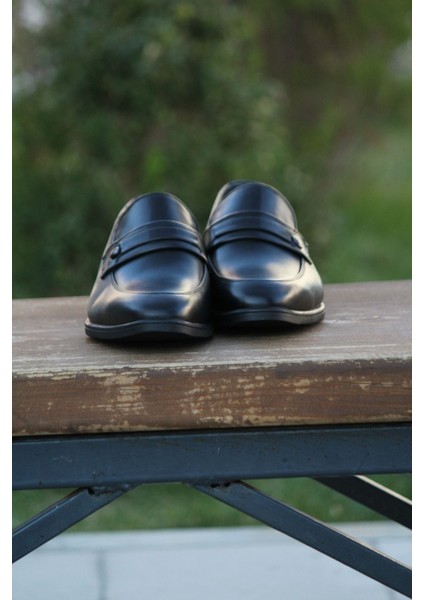 Erkek Kışlık Kundura Hakiki Deri Kauççuk Taban Bağcıksız indirimleri