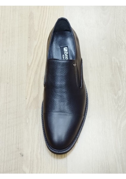 BERENNIM551 Erkek Kışlık Kundura Hakiki Deri Kauççuk Taban Bağsız fiyatları