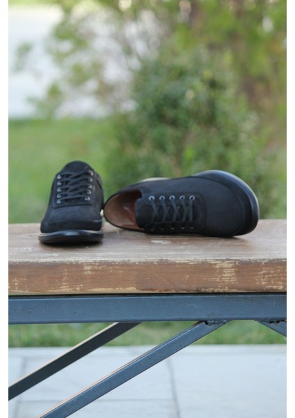 Erkek Yazlık Sportif Kundura Hakiki Deri Faylon Taban Bağcıklı Otobetik fırsatları