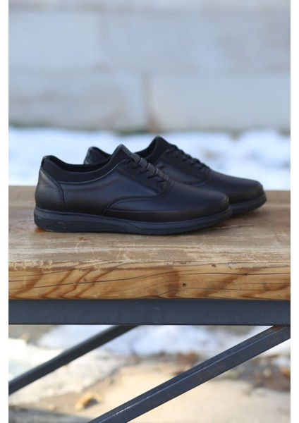 Erkek Kışlık Sportif Kundura Hakiki Deri Kaymaz Kışlık Taban Akıllı Bağcık ve Ortopedik fiyatları