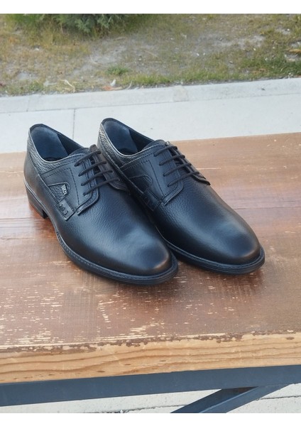 Erkek Kışlık Kundura Hakiki Deri Kauççuk ve Kaymaz Taban Bağlı fırsatları