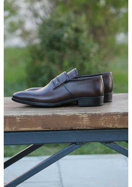 Erkek Kışlık Kundura Hakiki Deri Kauççuk Taban Bağcıksız fiyatları