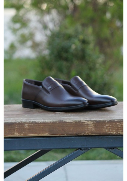 Erkek Kışlık Kundura Hakiki Deri Kauççuk Taban Bağcıksız modelleri