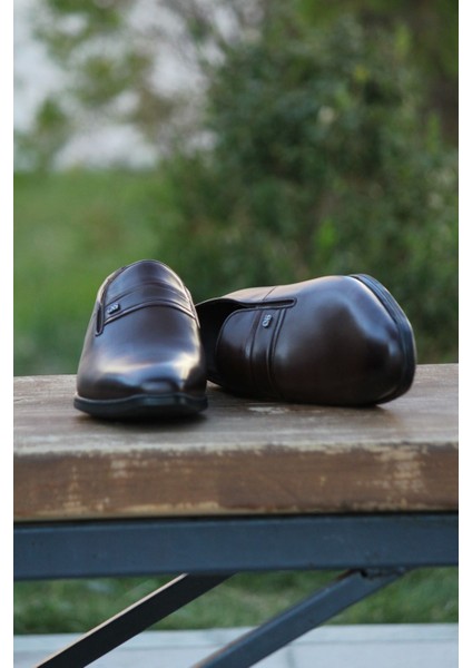 Erkek Kışlık Kundura Hakiki Deri Kauççuk Taban Bağcıksız fırsatları