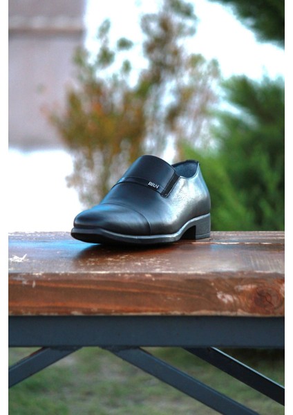 Erkek Mevsimlik Kundura Hakiki Deri Kauççuk Taban Bağsız