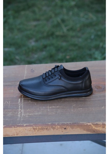 Erkek Hakiki Deri Kışlık Dış Deri Kauççuk Taban Sportif Ortobetik Sneaker fırsatları