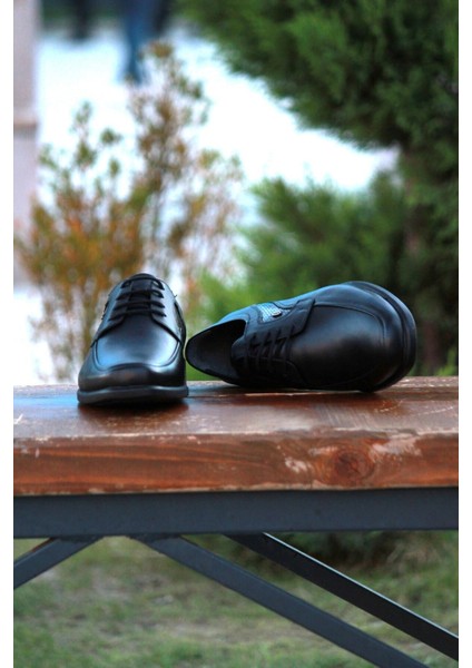 Erkek Mevsimlik Kundura Hakiki Deri Kauççuk Taban Bağlı indirimleri