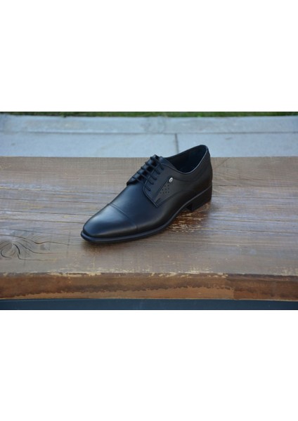 BERENNIM293 Erkek Mevsimlik Kundura Hakiki Deri Kauççuk Taban Bağlı