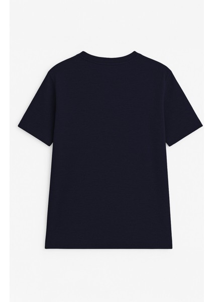 Erkek %100 Pamuk Bisiklet Yaka Motor Baskılı T-Shirt modelleri