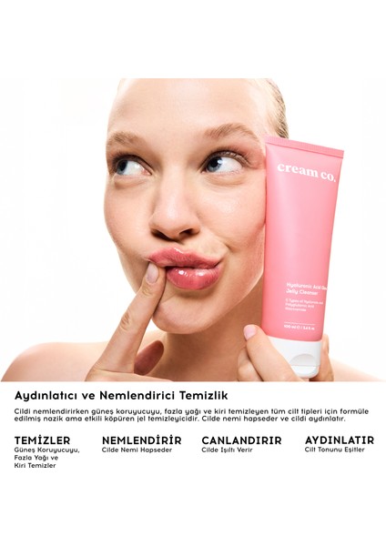 Leke Karşıtı Nemlendirici Yüz Temizleme Jeli Niacinamide Hyalüronik Asit | 100 ML | Tüm Cilt Tipleri fiyatları